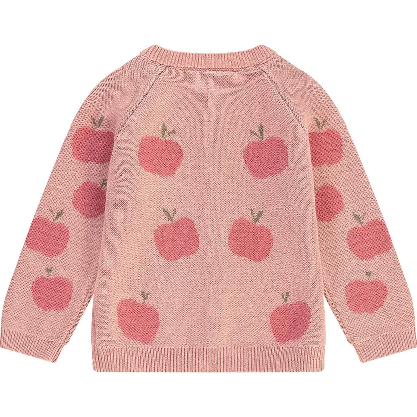 Apple Print Cardigan
