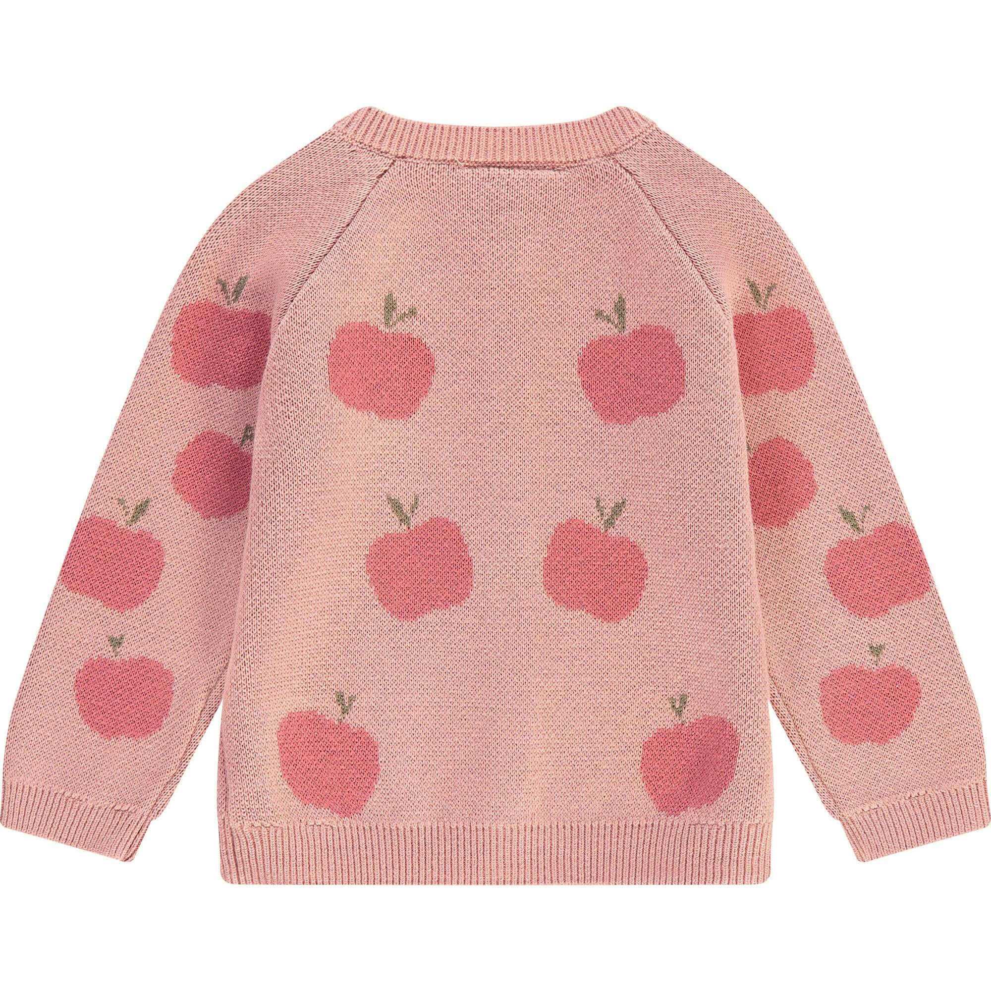 Apple Print Cardigan