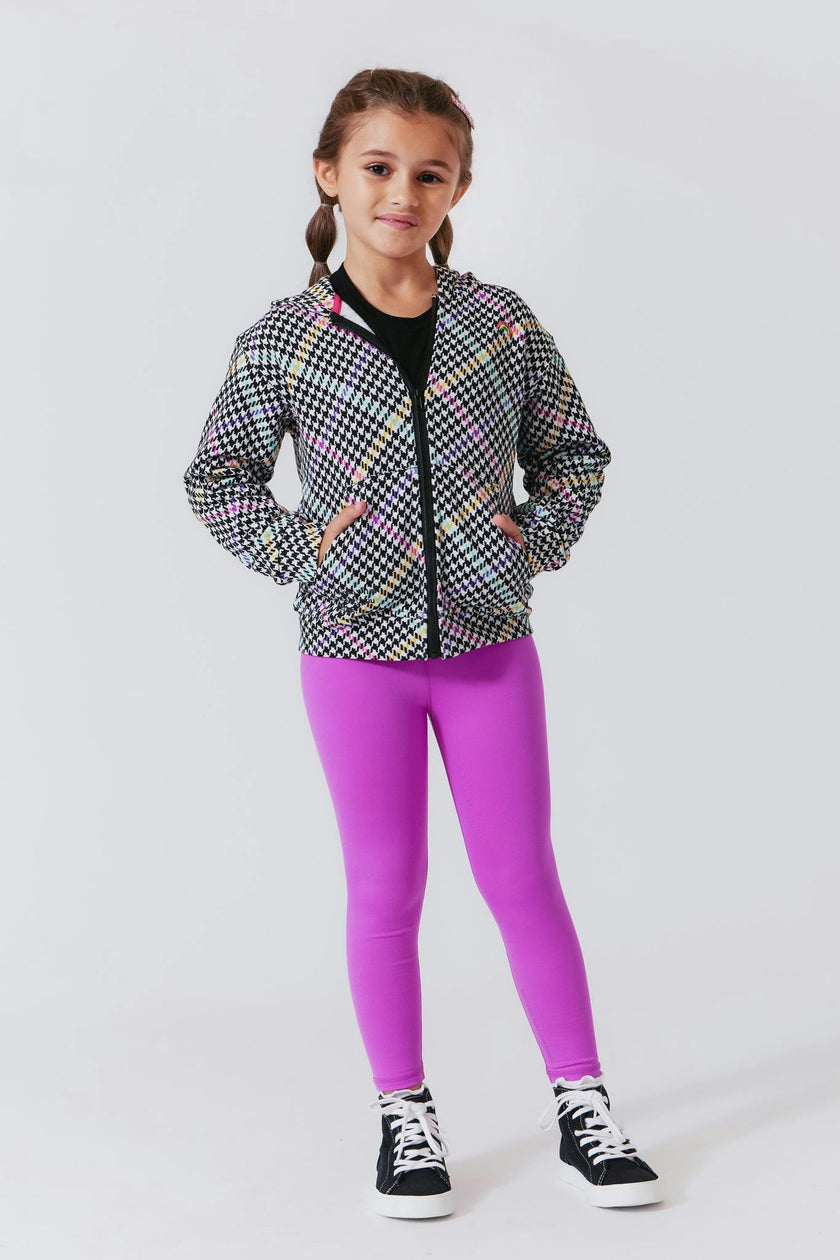 Girls Oversized Drop Shoulder Full-Zip Hoodie