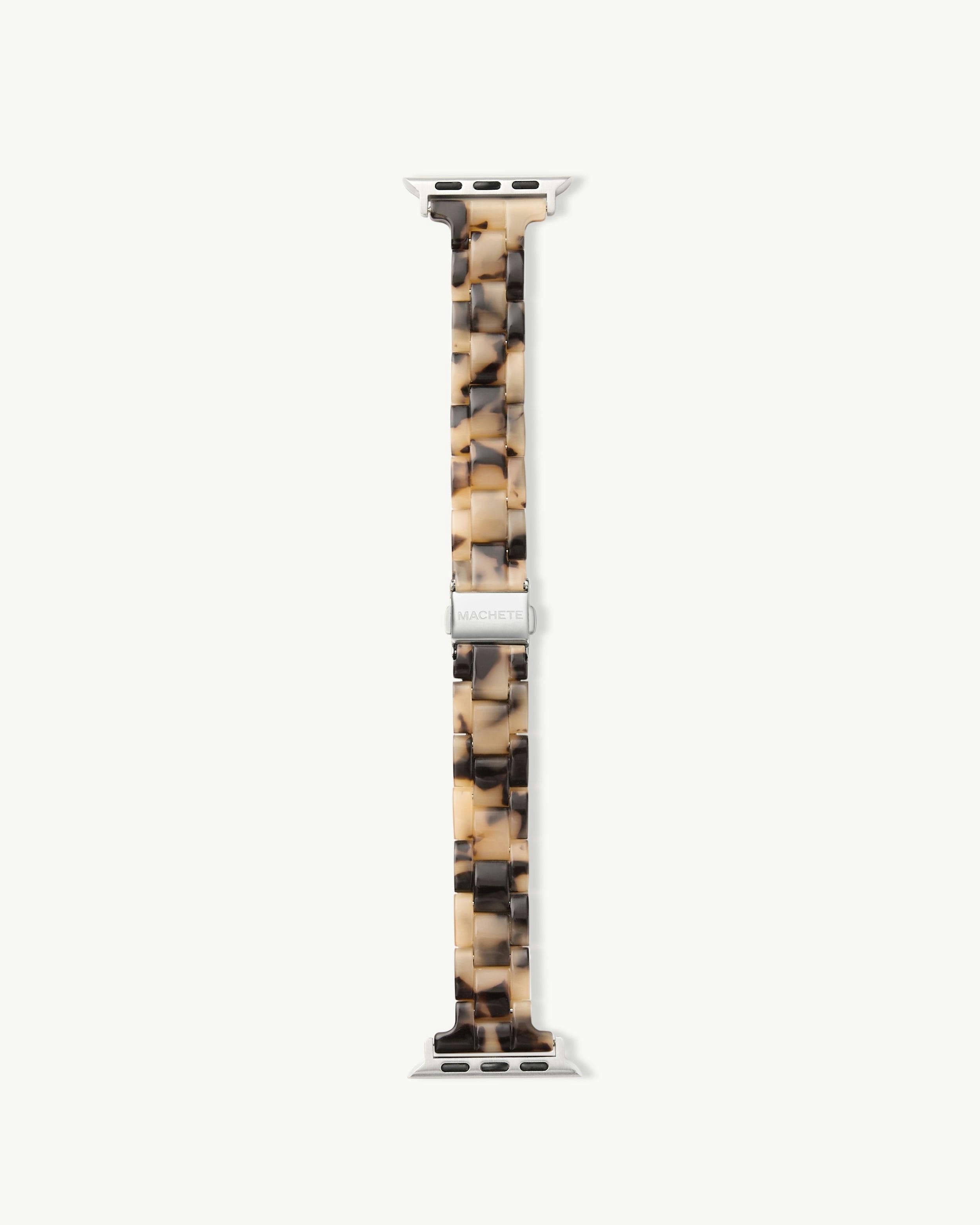 Skinny Apple Watch Band in Blonde Tortoise