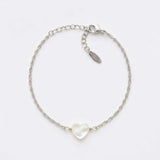 Mother of Pearl Heart Bracelet