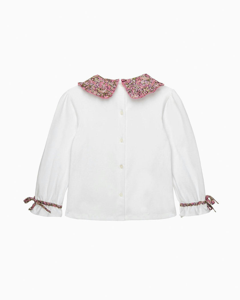 Pie Crust Jersey Top in Chive