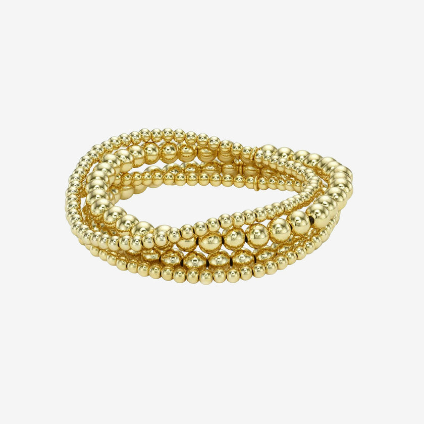 3mm & 5mm Bead Bracelet Stack