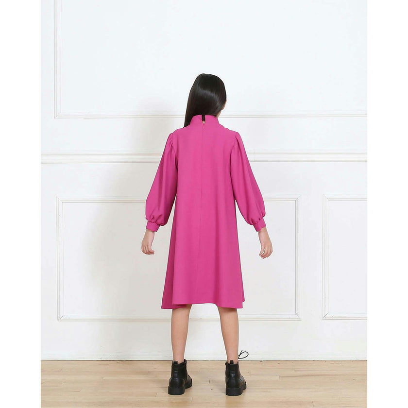 Megan dress (fuschia pink)