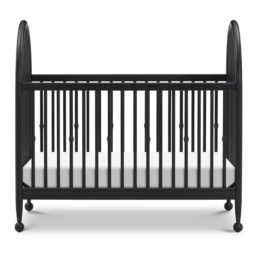Alouette 3-in-1 Convertible Spindle Crib in Archival Black