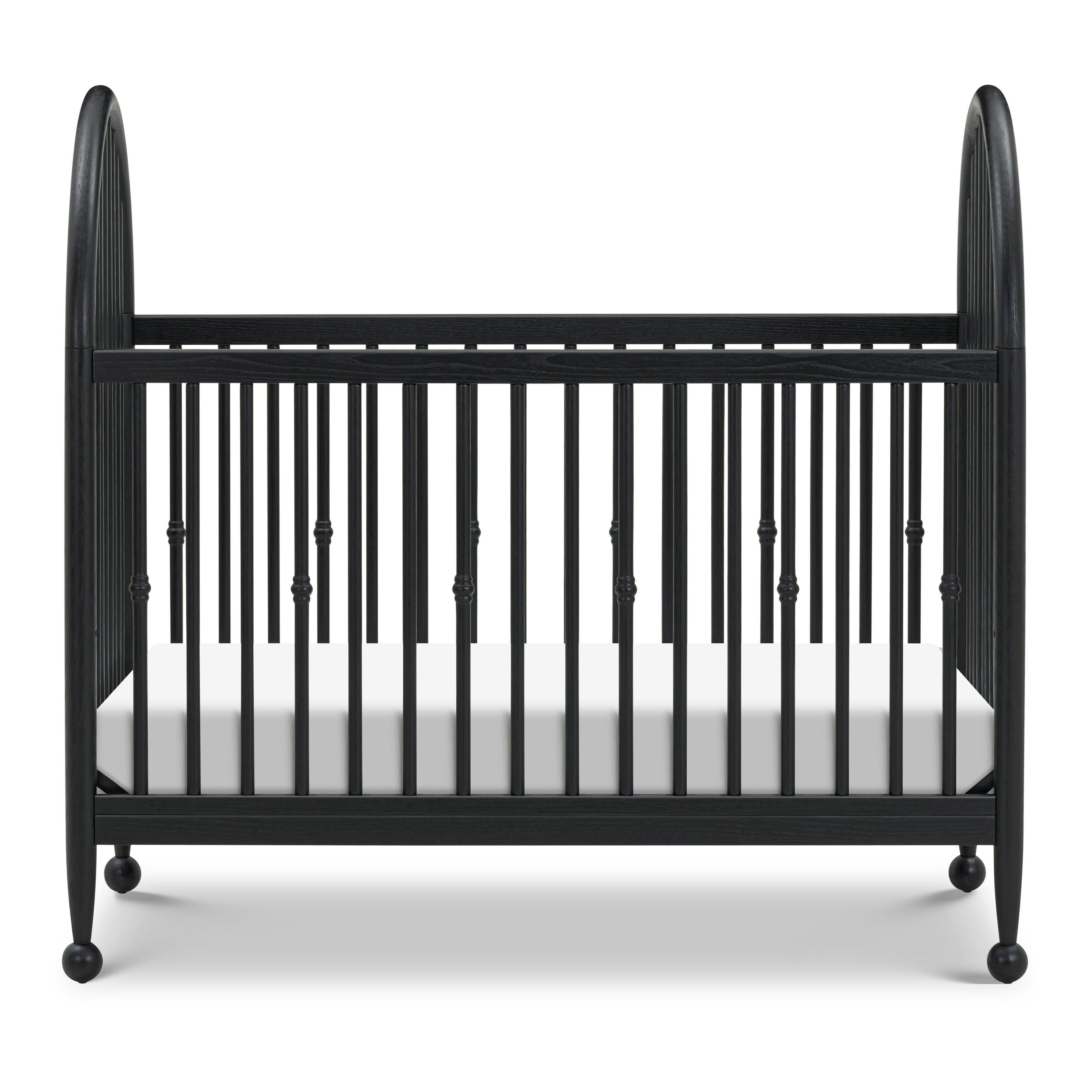 Alouette 3-in-1 Convertible Spindle Crib in Archival Black