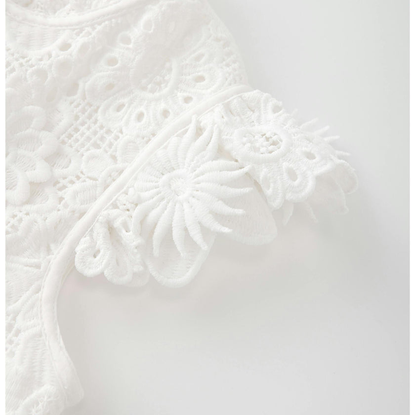 Lucinda Embroidered Mini Dress