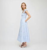 The Stella Nap Dress - Blue/White Stripe