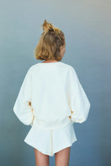 Mazus Teen Short  Ecru