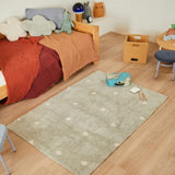 Rectangular Washable Mini Dot Rug
