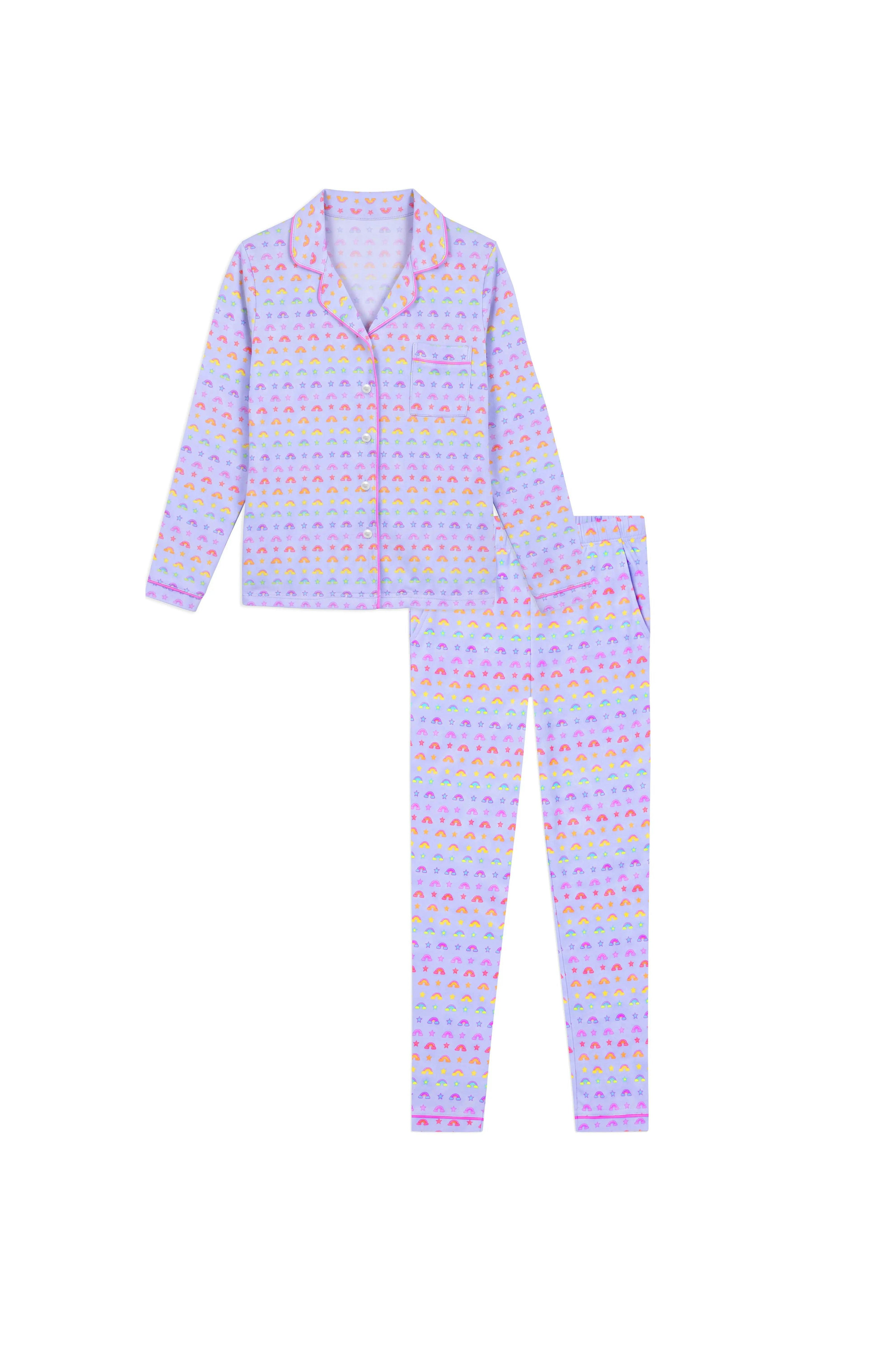 Dreamy Skies Long Sleeve Jersey Pajama Pant Set