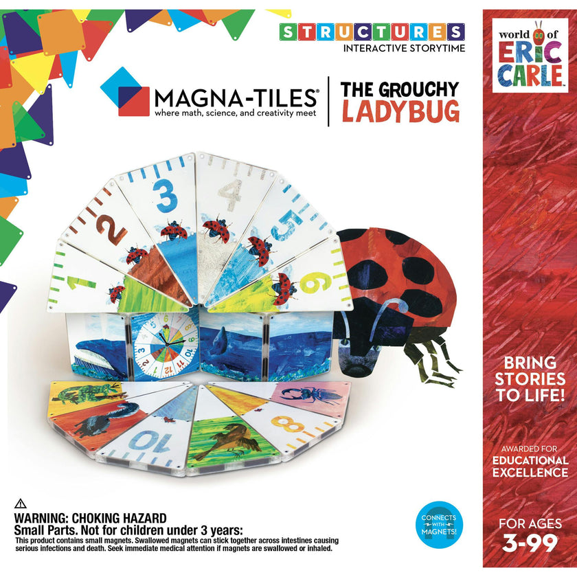 The Grouchy Magna-Tiles Structures
