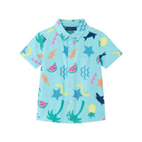 Kids 2-Piece Fun Print Matching Buttondown Set