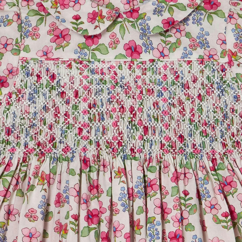 Hand-Smocked Baby Dress - Hillary