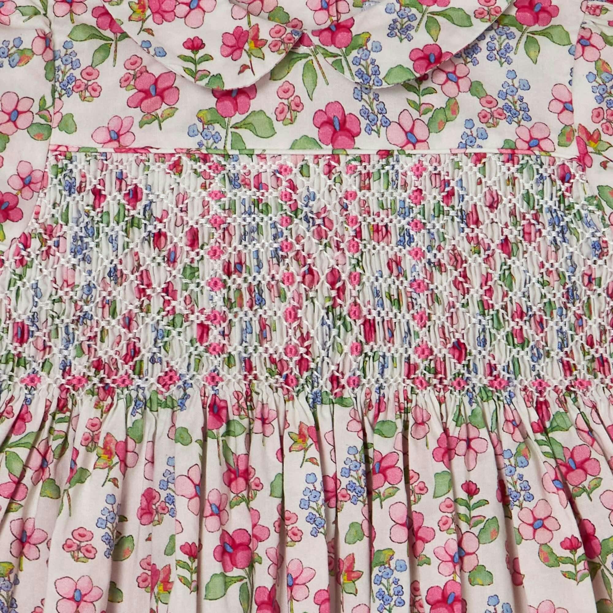 Hand-Smocked Baby Dress - Hillary