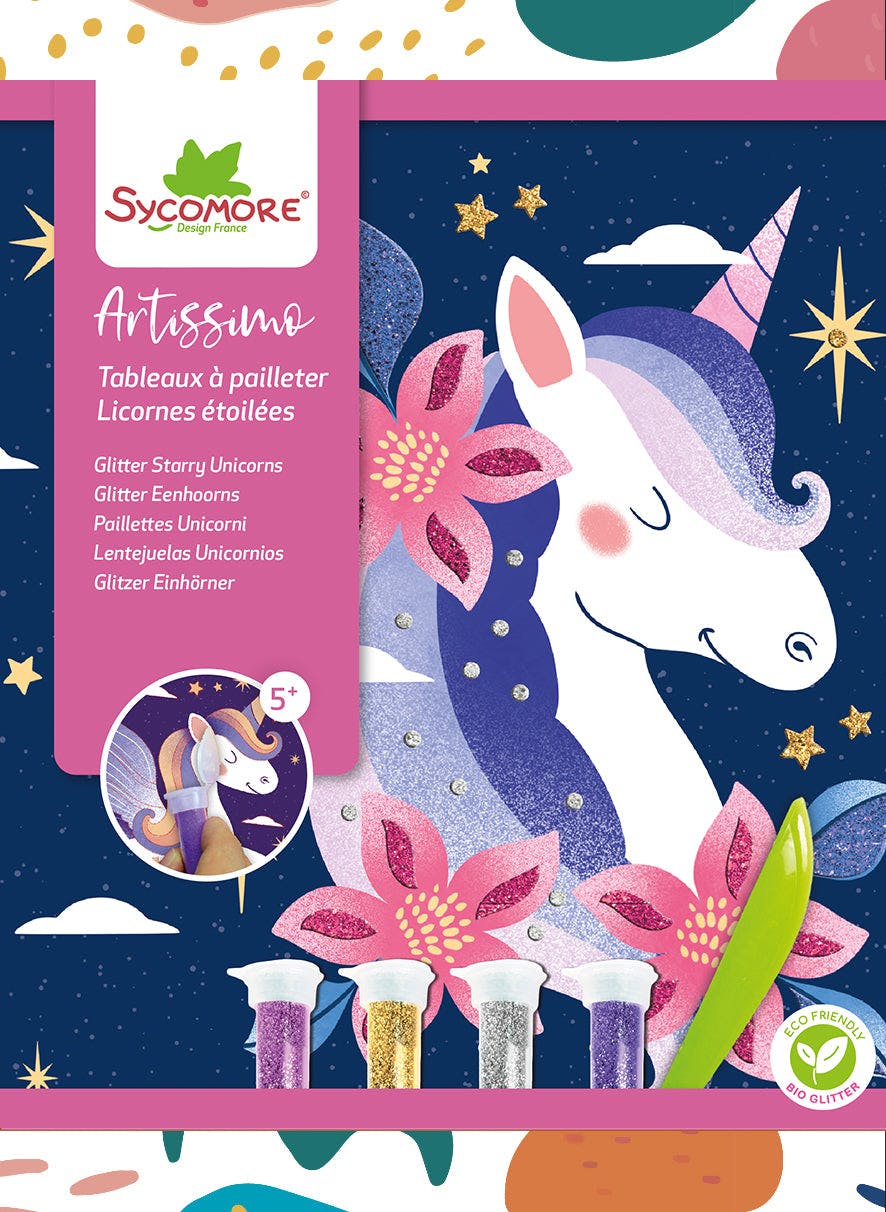 Artissimo - Glitter Boards - Unicorns - 5y+