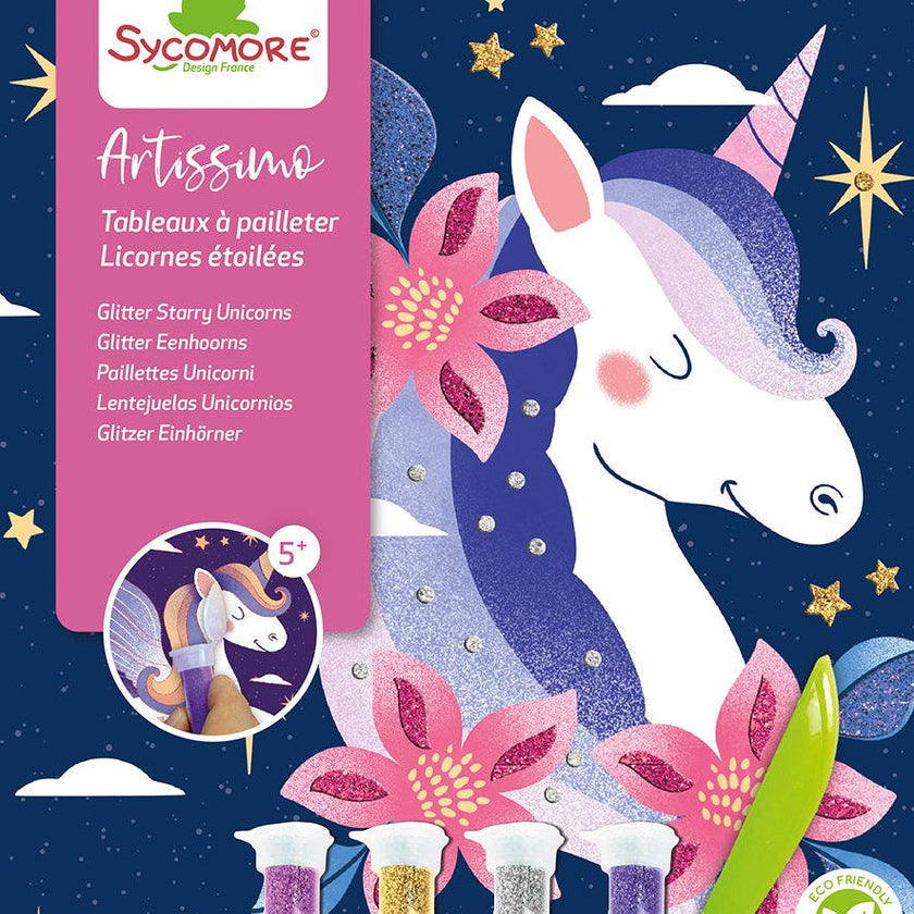 Artissimo - Glitter Boards - Unicorns - 5y+