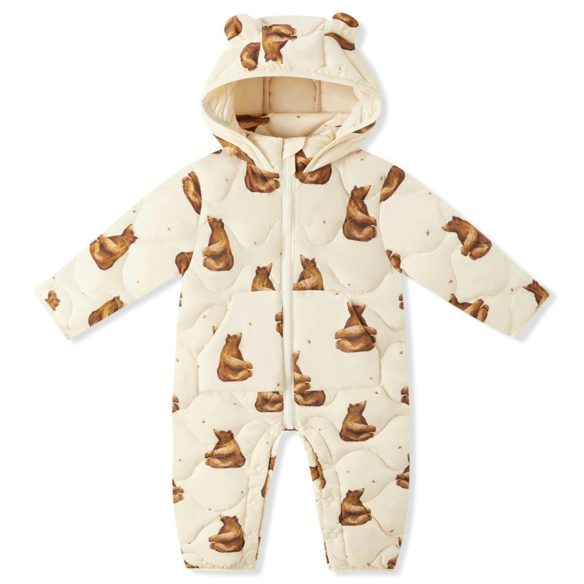 Honey Lightweight Down Hooded Jumpsuit