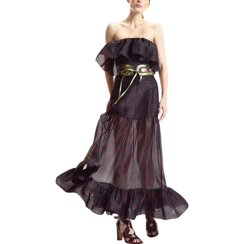 Eugenia Organza Flounce Top