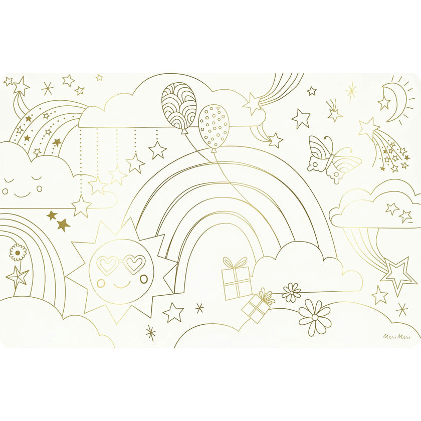 Happy Icons Coloring Placemats
