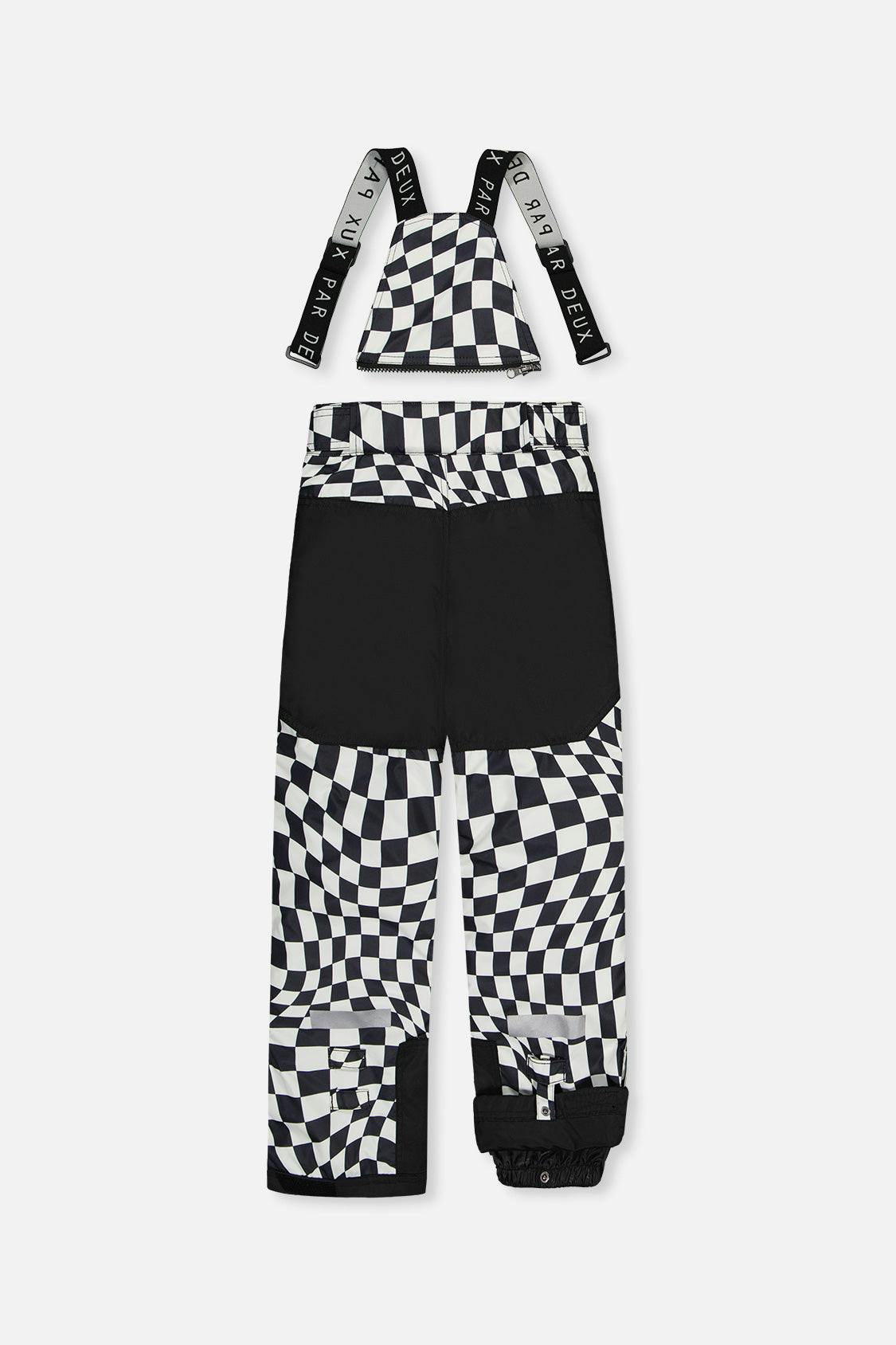 Two Piece Teknik Snowsuit Black And White