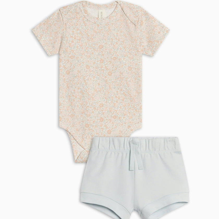Organic Girl Bodysuit Set