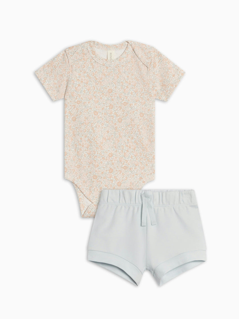 Organic Girl Bodysuit Set