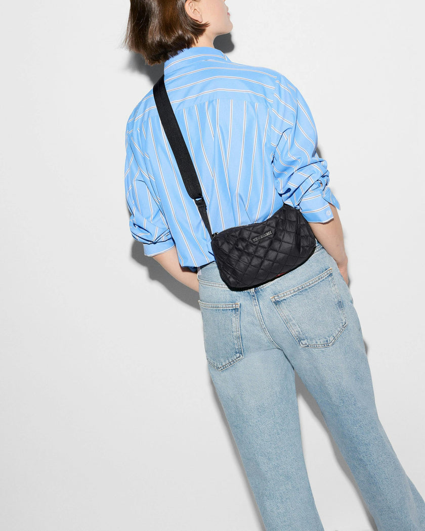 Black Metro Boxy Crossbody