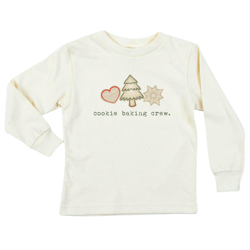 Cookie Baking Crew Organic Kids T-Shirt Long Sleeve