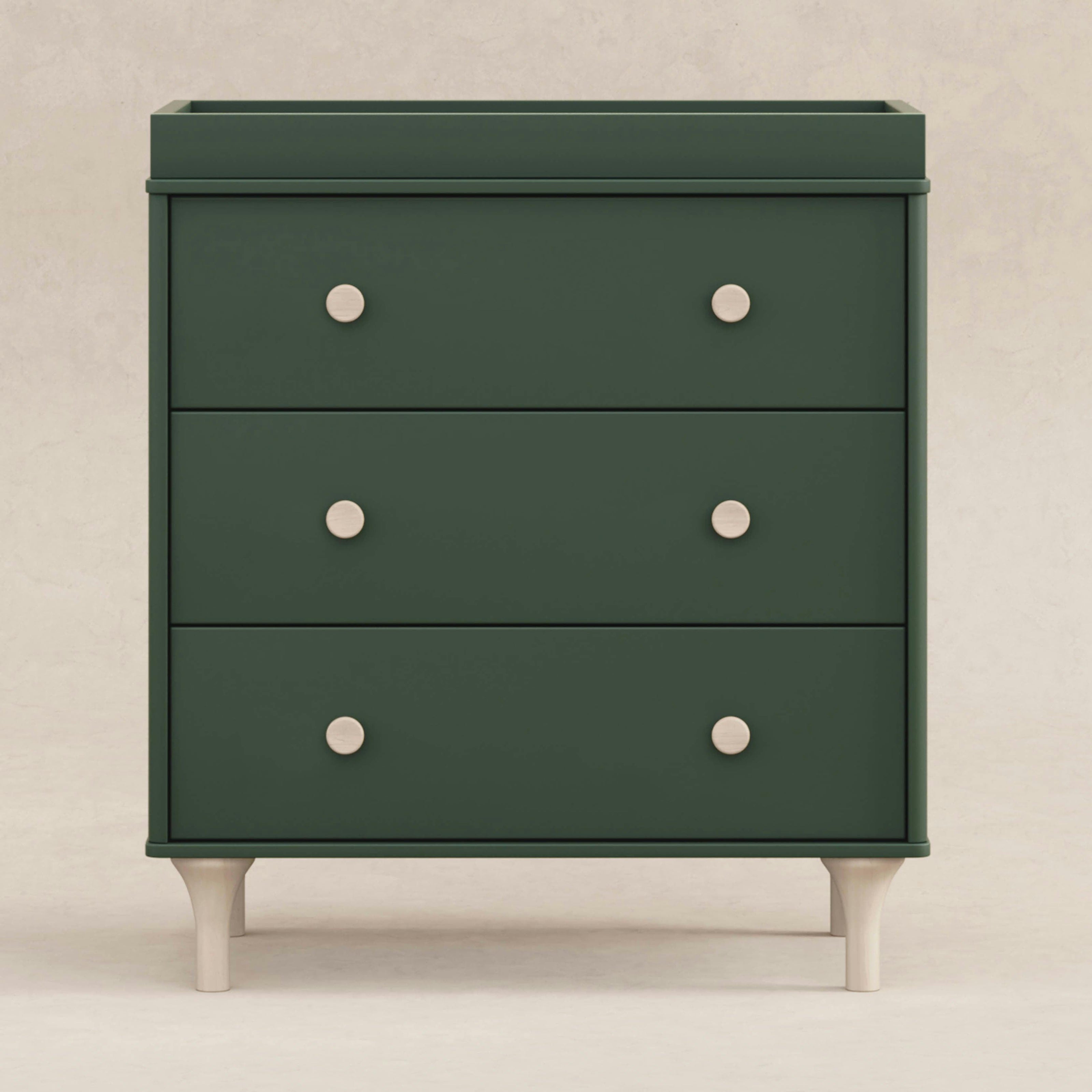 Babyletto Lolly 3-Drawer Compact Changer Dresser with Removable Changing Tray (34