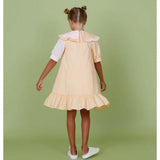 Lily dress (cantaloupe/blush pink)
