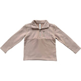 Boy's 3/4 Fleece Zip Sweatshirt