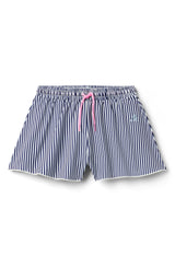 Violet Short  - Navy Pinstripe