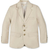Linen Suit Jacket, Brown