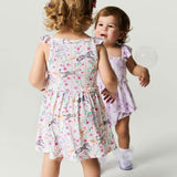Lyra Ruffled Picot Bodysuit Dress