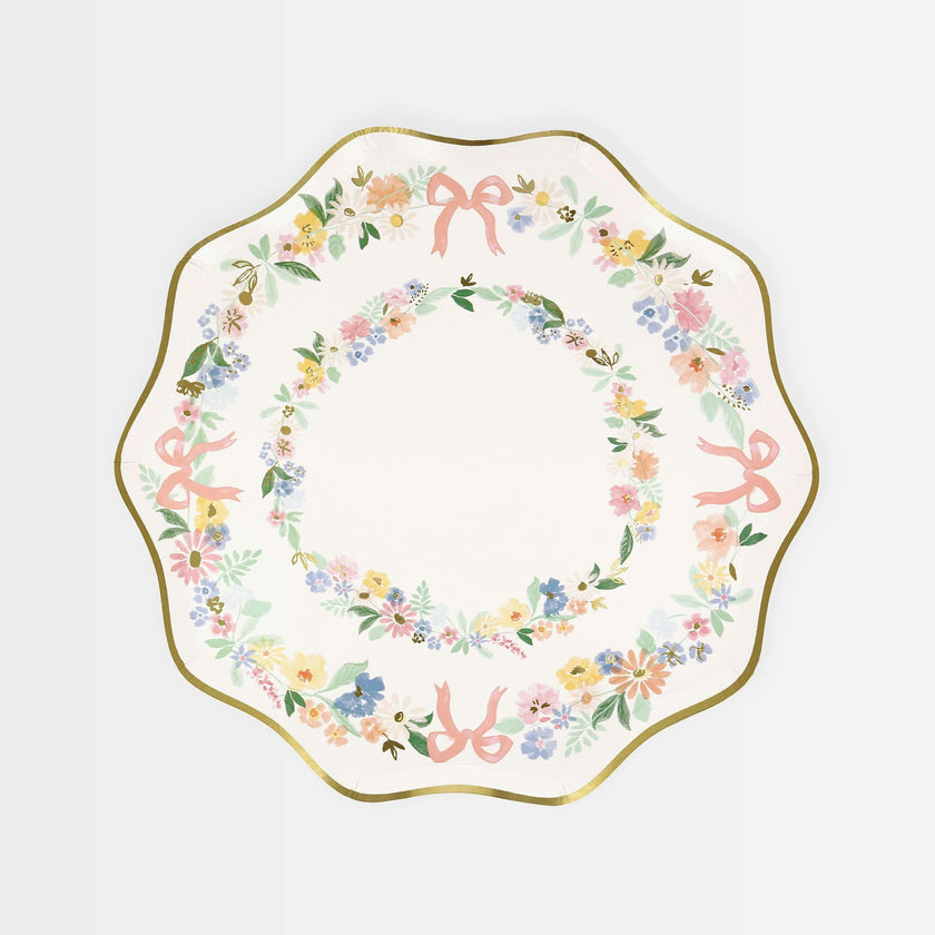 Elegant Floral Side Plates