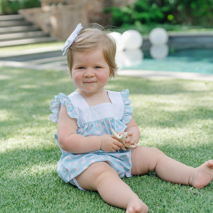 Annie Girls' Bloomer Set - Seaside Starfish