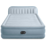 Dura-Beam: Deluxe Ultra Plush Headboard: Queen - Airbed - Blue