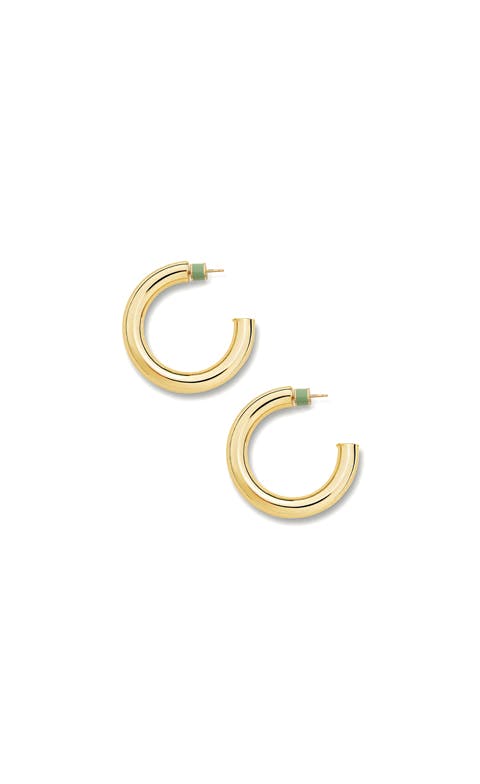 1" Perfect Hoops in Gold