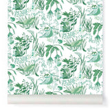 Papier peint LUCIOLES coloris Vert