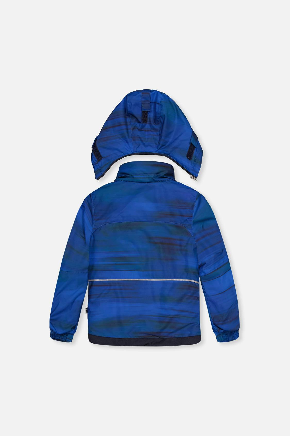 Two Piece Play Snowsuit Navy Blue and Orange with Orange Pants