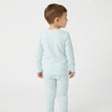 Coastal Check Bamboo Toddler Pajama Set