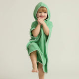 unisex gustavia green hooded towel coverup