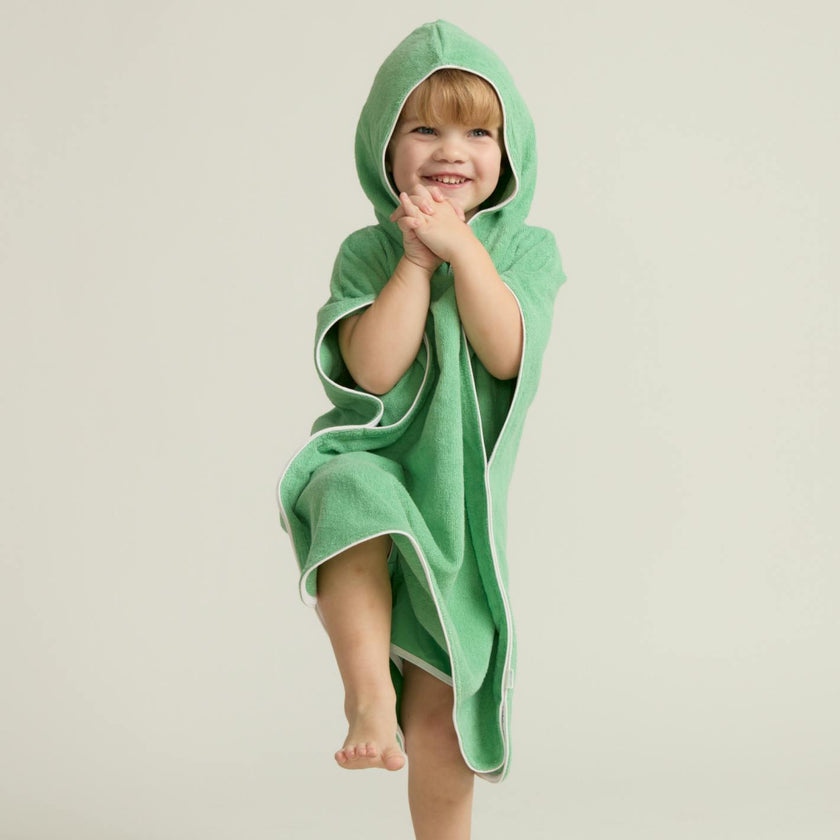 unisex gustavia green hooded towel coverup