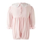Pima Bow Smocked Babysuit
