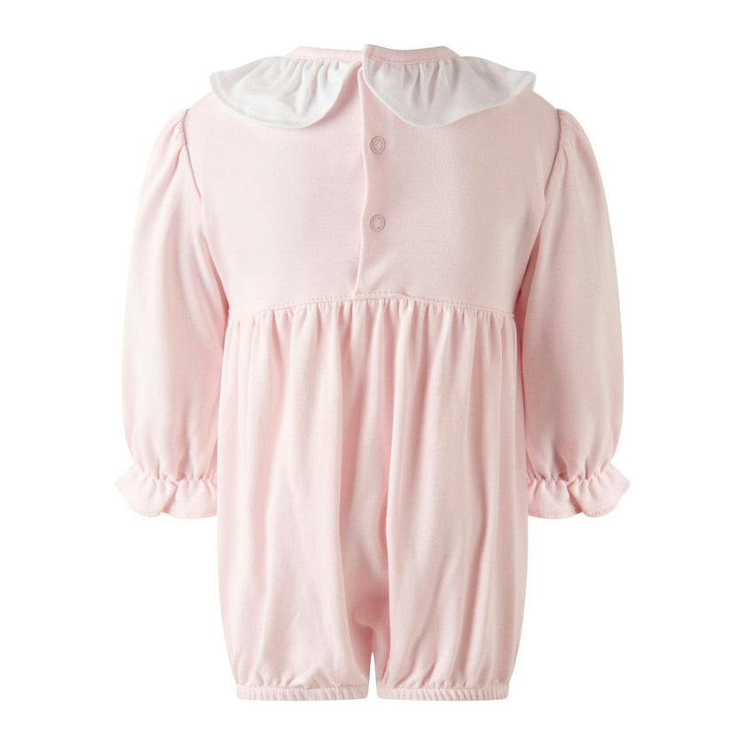 Pima Bow Smocked Babysuit