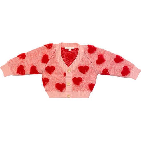 Heart to Heart Cozy Valentine's Day Cardigan