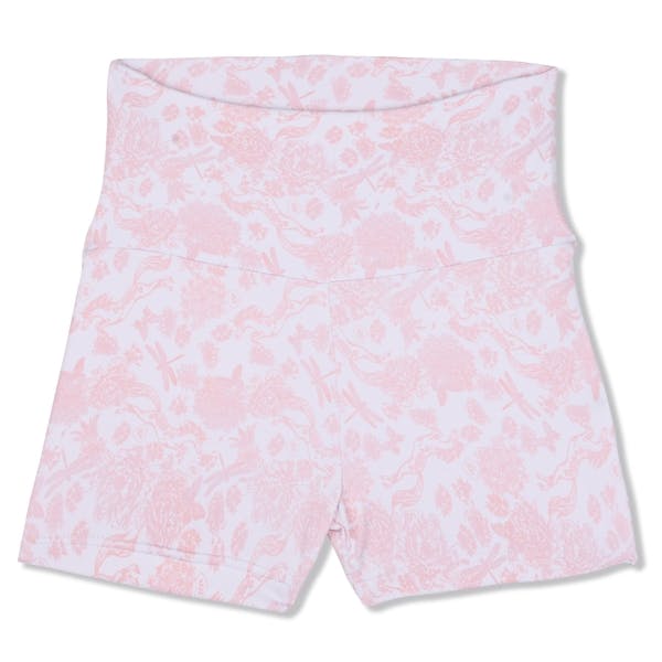 PINK UNICORN TOILE HIGH WAISTED SHORT