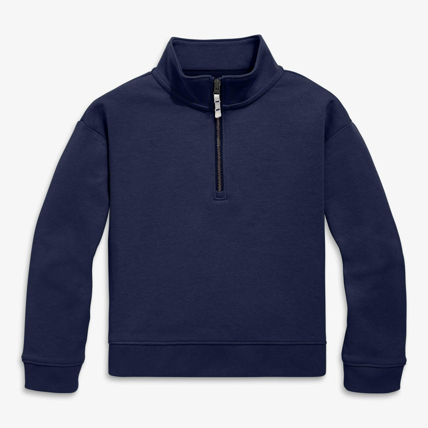 Kids quarter zip sweatshirt