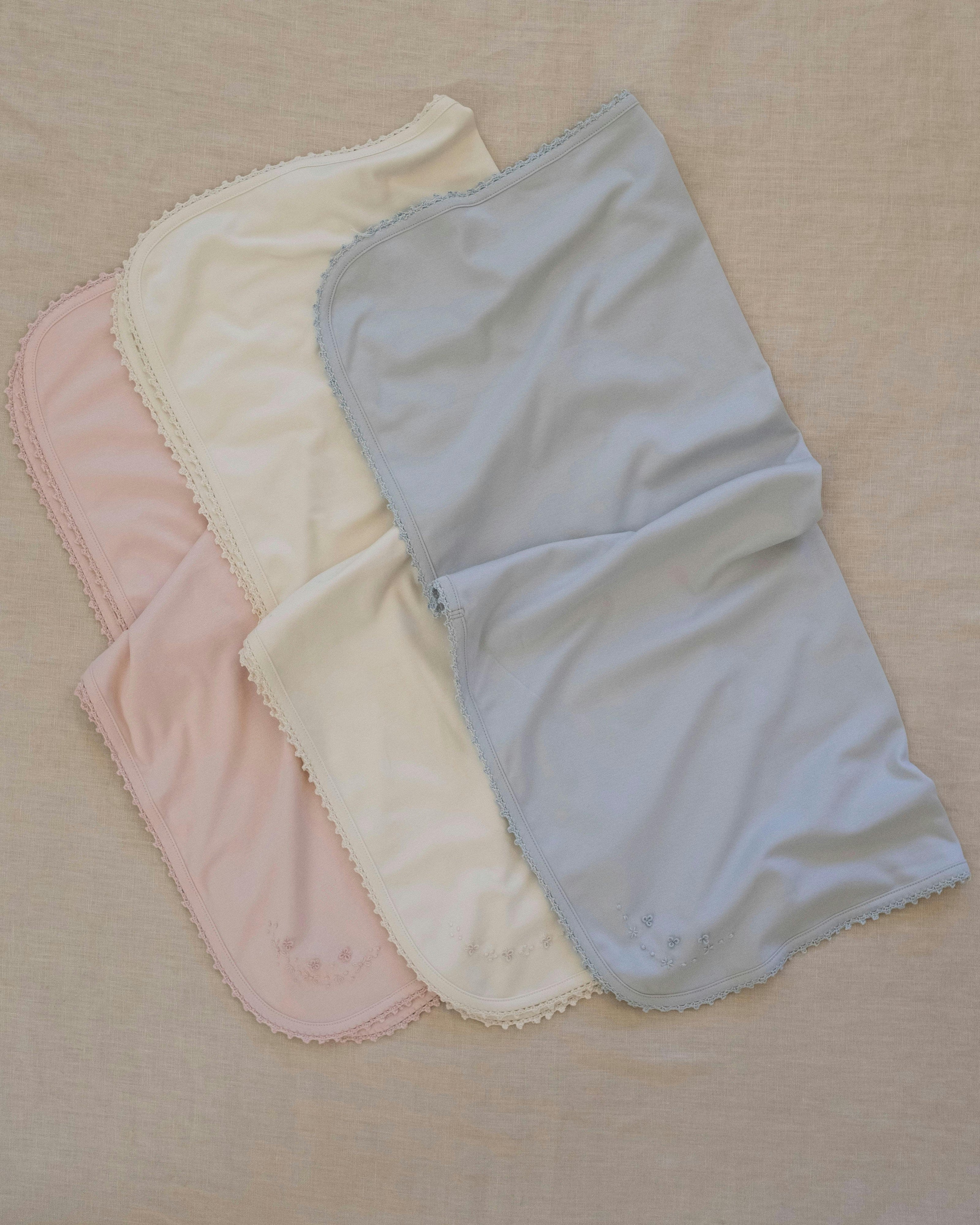Receiving Blanket w/ Crochet Trim
